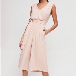 Aritzia Babaton Maximillian Jumpsuit in light grey